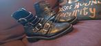 Super me stoere boots gespen maat 40, Kleding | Dames, Schoenen, Ophalen of Verzenden, Zo goed als nieuw, Zwart
