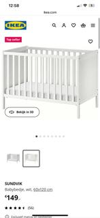 Ikea sundvik ledikant met matras, Kinderen en Baby's, Traphekjes, Verzenden, Gebruikt, 100 tot 115 cm