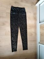 Glimmende slangenprint legging, Legging, Maat 36/38 (S), Bruin, Ophalen of Verzenden
