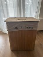 Wasmand met deksel - Licht & Donker, Huis en Inrichting, Ophalen of Verzenden, Overige typen
