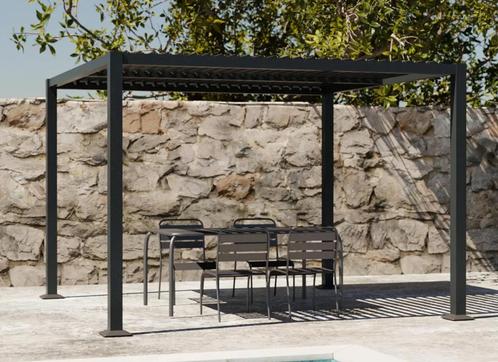 Pergola met lamellendak 3x3 NIEUW, Tuin en Terras, Overkappingen, Nieuw, Overige typen, Ophalen