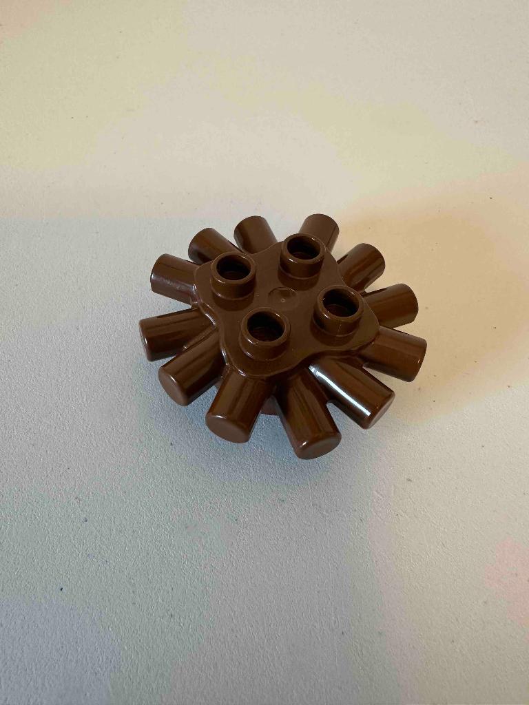 Lego Duplo Steen Rond 2 x 2 met Straalstaven (kamp vuur) 4x, Kinderen en Baby's, Speelgoed | Duplo en Lego, Ophalen of Verzenden