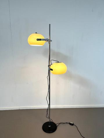 Vintage Space-age vloerlamp van Dijkstra Rotterdam jaren 70 beschikbaar voor biedingen