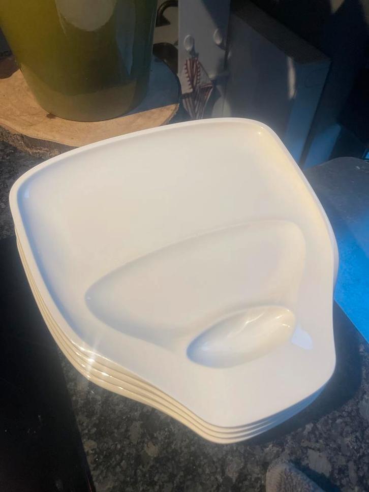 Villeroy & Boch Gourmet Borden, Huis en Inrichting, Keuken | Servies, Zo goed als nieuw, Bord(en), Effen, Porselein, Ophalen