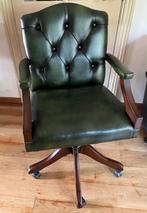 BUREAUSTOEL CHESTERFIELD STIJL, Ophalen, Gebruikt
