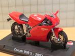 Ducati 998S 998 1:24 atlas, Overige merken, Serviceclientele@altaya.be, Nieuw, Ophalen of Verzenden