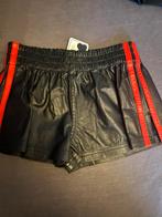 Sexy kinky leren short sportbroekje nieuw maat S, Ophalen of Verzenden, Nieuw
