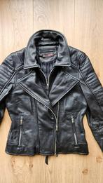 Leren damesjas DNA amsterdam, Kleding | Dames, Ophalen, Zwart, Zo goed als nieuw, Maat 36 (S)