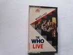 The Who - Live (unofficial), Cd's en Dvd's, Cassettebandjes, Rock en Metal, Ophalen of Verzenden, 1 bandje