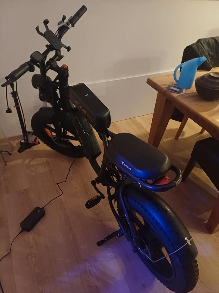Engwe Fatbike met dubbele accu, Fietsen en Brommers, Elektrische fietsen, Gebruikt, Overige merken, 51 tot 55 cm, 50 km per accu of meer