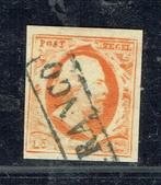 Nederland 1852 nr 3 Koning Willem lll Redelijke marge, Postzegels en Munten, Postzegels | Nederland, T/m 1940, Ophalen, Gestempeld