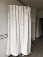 Gordijn met plooien 175hx75 b., Ophalen, Wit, 50 tot 100 cm, Zo goed als nieuw