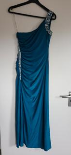 Gala Jurk Zee Groen Maat S, Ophalen, Blauw, Zo goed als nieuw, Maat 36 (S)