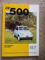 De 500, jaargang 2021 compleet, Gelezen, Fiat 500 Club Nederland, Ophalen of Verzenden, Overige merken