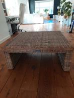 Salontafel vierkant rotan lifestyle, Huis en Inrichting, Tafels | Salontafels, Ophalen, 50 tot 100 cm, Vierkant, 50 tot 100 cm