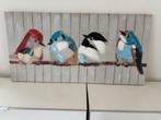 Schilderij met Vogels (canvas), Huis en Inrichting, Ophalen, Zo goed als nieuw, Schilderij, Minder dan 50 cm