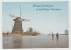 Kinderdijk Schaatsen Mooi IJs en toch niet druk Gelopen, Verzenden, 1980 tot heden, Gelopen, Zuid-Holland