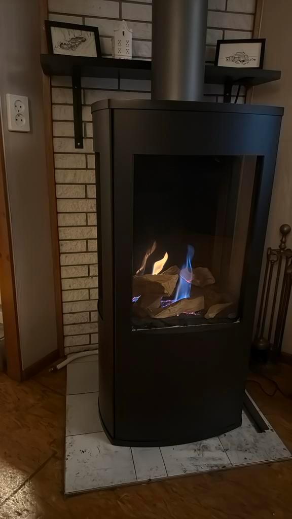 Dru trio, Huis en Inrichting, Kachels, Gaskachel, Gas, Ophalen