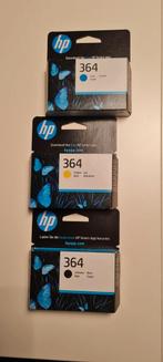 HP 364 Inkt cartridges Zwart Geel Cyaan, Ophalen of Verzenden, Zo goed als nieuw