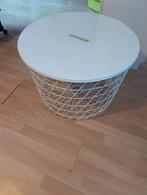 IKEA Draadmand Tafel - Wit, Ophalen, Gebruikt, Rond, Metaal