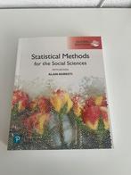 Statistical Methods for the Social Sciences, Boeken, Studieboeken en Cursussen, Ophalen of Verzenden, Nieuw, WO, Pearson