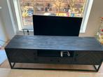 Tv meubel mangohout, Ophalen, 150 tot 200 cm, Zo goed als nieuw, Minder dan 100 cm