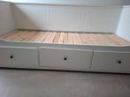Hemmes bankbed met lades, Huis en Inrichting, Eenpersoons, Wit, Scandinavisch, Ophalen of Verzenden