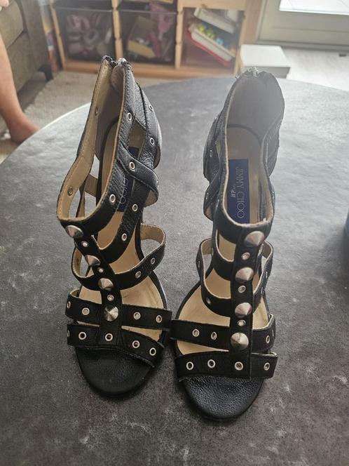 Jimmy Choo for H&M gladiator heels- maat 38–collectors item, Kleding | Dames, Schoenen, Zo goed als nieuw, Sandalen of Muiltjes