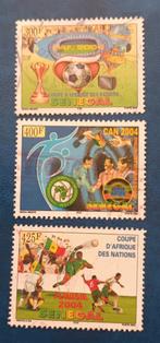 Senegal 2004 , 3 pzs African cup, Verzenden, Overige landen, Gestempeld