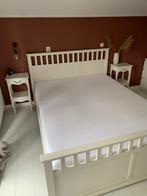 Tweepersoons bed 160x210 compleet met matras en nachtkastjes, Ophalen, Gebruikt, Tweepersoons, 160 cm