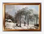 RIJKSMUSEUM BERNARD C. KOEKKOEK WINTERLANDSCHAP LINNEN REPRO, Ophalen