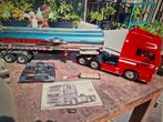 Tamiya mfc-01 truck man 6x4 met eagle galland trailer, Ophalen of Verzenden, Zo goed als nieuw