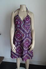 zomerse halterjurk maat 38, H&M, Paars, Zo goed als nieuw, Knielengte