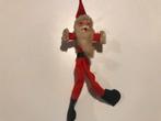Vintage kerstman chenille, Diversen, Kerst, Ophalen of Verzenden, Gebruikt