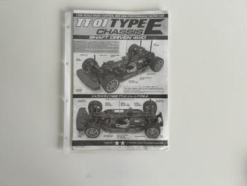 Tamiya TT-01 E handleiding rc auto beschikbaar voor biedingen
