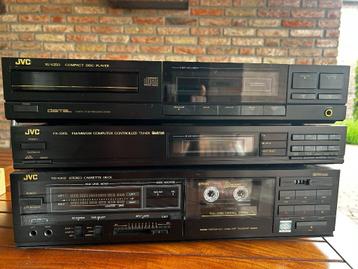 Te koop: Jvc disc player, tuner en cassette deck voor €60,00 beschikbaar voor biedingen