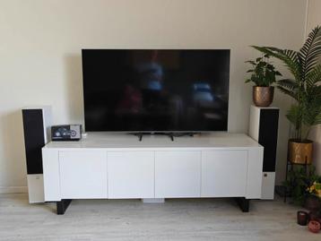 TV audio meubel met 4 deuren - wit