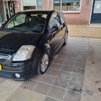 Citroen C2 1.6 I 16V 2004 Zwart, Auto's, Citroën, Origineel Nederlands, Te koop, 14 km/l, Benzine