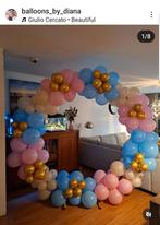 Gender reveal ballonnenboog te huur!, Ophalen, Zo goed als nieuw, Verjaardag