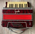 Vintage Galotta 32-bas accordeon, Muziek en Instrumenten, Gebruikt, Met riemen, 32-bas, Toetsaccordeon