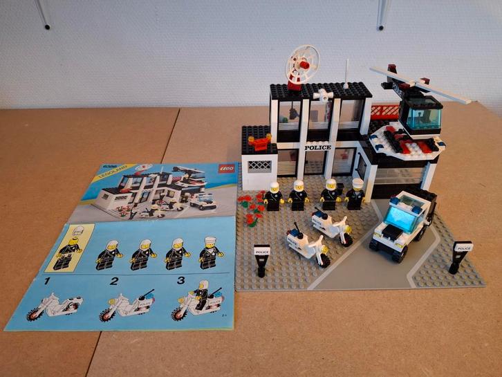 Lego 6386 Police Command Base. Jaren 80 Classic Town, Kinderen en Baby's, Speelgoed | Duplo en Lego, Gebruikt, Lego, Complete set