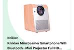 ZGAN Knikker Beamer - Compact en Professioneel!, Audio, Tv en Foto, Beamers, Ophalen, Zo goed als nieuw