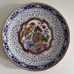 Antieke schotel Paradijsvogel - Louis Regout Maastricht 1900, Antiek en Kunst, Antiek | Porselein, Ophalen of Verzenden