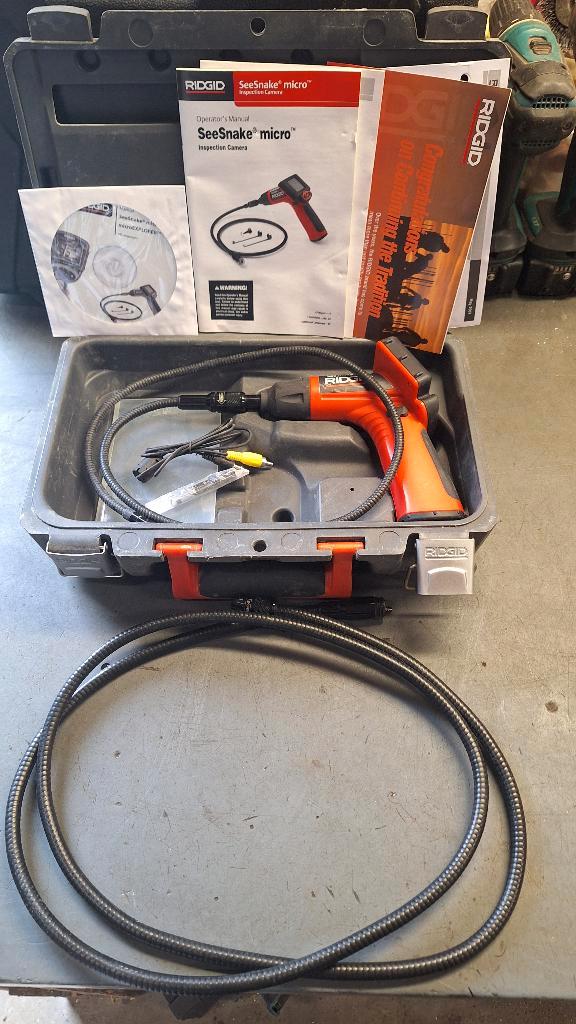 Ridgid See Snake Micro Inspectiecamera (rioolcamera), Auto diversen, Autogereedschap, Zo goed als nieuw, Ophalen of Verzenden
