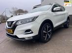 Nissan Qashqai 1.2 Tekna +/Pano/Leder/360 camera/Automaat/Na, Gebruikt, 4 cilinders, Wit, Origineel Nederlands