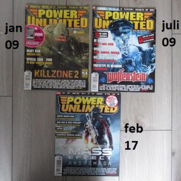 3x Power Unlimited 181 (jan 09), 187 (juli 09), 278 (feb 17) beschikbaar voor biedingen