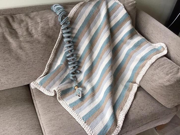 Baby deken 80 x 70cm maxi cosy + windspinner, Nieuw gehaakt, Kinderen en Baby's, Dekens, Slaapzakjes en Inbakerproducten, Nieuw