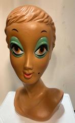 Twiggy pruikenhoofd Vintage, Ophalen of Verzenden