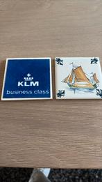 KLM tegeltje / onderzetter, Ophalen of Verzenden, Paleis of Waag