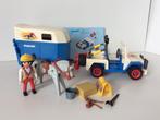 Playmobil 3851 paarden trailer met jeep, Kinderen en Baby's, Complete set, Gebruikt, Ophalen of Verzenden